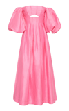 Aje Women's Eugenie Linen-blend Off-the-shoulder Midi Dress In Pink