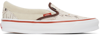 VANS OFF-WHITE JAVIER CALLEJA EDITION VAULT OG CLASSIC SLIP-ON SNEAKERS