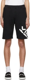 Kenzo Black Logo-print Bermuda Shorts In 99 - Black