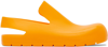 Bottega Veneta Rubber Platform Slingback Sandals In Tangerine