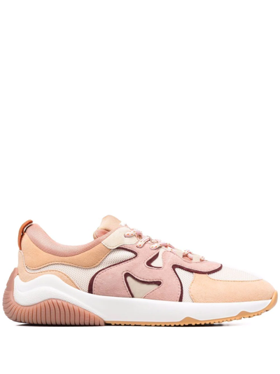 Hogan Rebel Low-top Sneakers In Nude