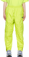 VETEMENTS YELLOW & BLACK TAILORED TROUSERS