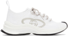 Gucci Run Lace-up Sneakers In 8475 Gr.wh-gr.wh-g.w