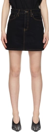 WARDROBE.NYC BLACK DENIM SHORT SKIRT