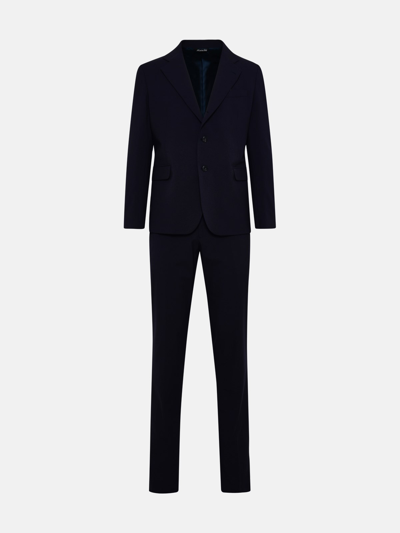 Brian Dales Blu Polyamide Suit In Blue