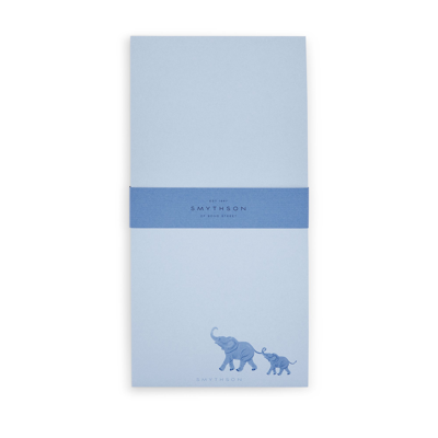 Smythson Elephant Motif Notepad