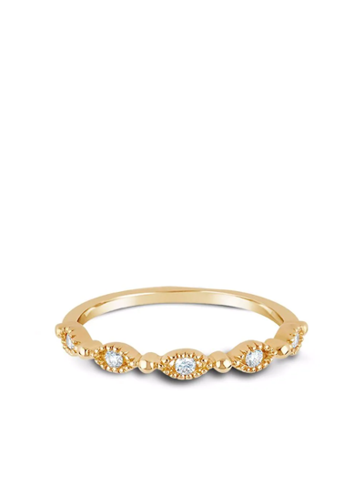 Dinny Hall 14kt Yellow Gold Jasmin Diamond Eternity Ring