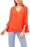 VINCE CAMUTO FLUTTER SLEEVE TUNIC