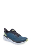 Hoka One One Clifton 8 Mesh Running Sneakers In Blue
