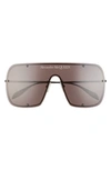 ALEXANDER MCQUEEN 99MM SHIELD SUNGLASSES