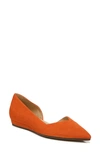 Naturalizer Kristin Demi-wedge Flats Women's Shoes In Pottery Suede