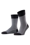 Falke Sensitive Herringbone Socks In Black