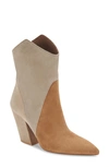 Dolce Vita Women's Nestly Western Dress Booties Women's Shoes In Taupe Multi