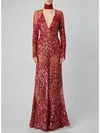 ELIE SAAB FITTED SEQUIN GOWN