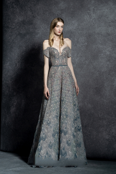 The Atelier Couture Aster Off The Shoulder Gown