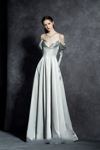 THE ATELIER COUTURE EVE SILVER GOWN