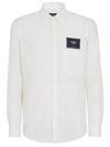 Fendi Camicia Regular-fit Cotton And Silk Shirt In White