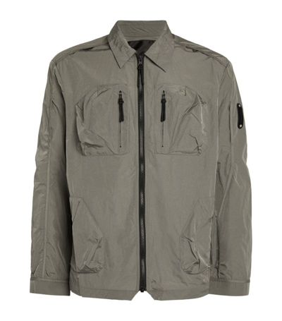 A-cold-wall* Relaxed Logo Woven Overshirt In Grey