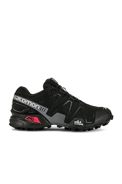 Salomon 黑色 Speedcross 3 Adv 限量版运动鞋 In Black