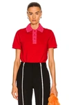 BOTTEGA VENETA COLLAR POLO TOP