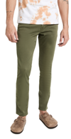 Frame L'homme Slim-fit Stretch Lyocell-blend Trousers In Green