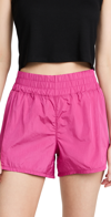 Onzie Parachute Active Shorts In Raspberry Rose