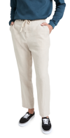 Vince Lightweight Hemp Pants In Sand