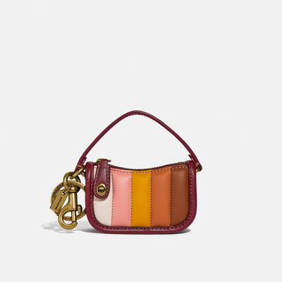 COACH WOMEN'S MINI SWINGER BAG CHARM WITH QUILTING 