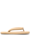 Camperlab Hastalavista Leather Flip-flops In Neutrals