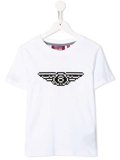 Mostly Heard Rarely Seen 8-bit Kids' Graphic-print Cotton T-shirt In White
