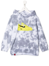 MOSTLY HEARD RARELY SEEN 8-BIT GRAPHIC-PRINT COTTON HOODIE