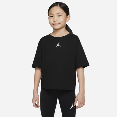 Jordan Essentials Little Kids' T-shirt In Black