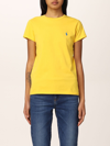 Polo Ralph Lauren Ralph Lauren Polo Short Sleeve T-shirt In Yellow