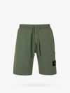 Stone Island Bermuda Shorts In Green
