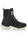 Sorel Brex 50mm Lace-up Waterproof Boots In Black