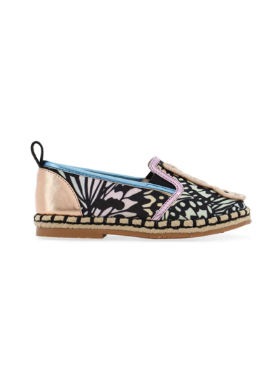 Sophia Webster Kids' Little Girl's & Girl's Butterfly Espadrilles In Rose Gold