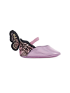 SOPHIA WEBSTER BABY GIRL'S CHIARA EMBROIDERED FLATS