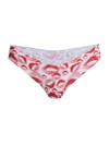 Commando Lip-print Thong Panties In Lipstick