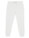 Reiss Piping Drawstring Sweatpants In Premier Off White
