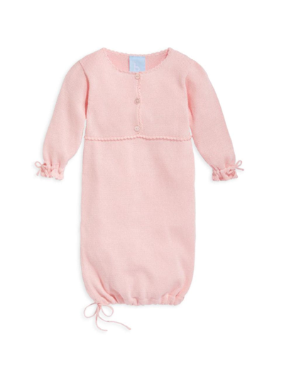 Bella Bliss Baby's Mercerized Pima Baby Gown In Pink