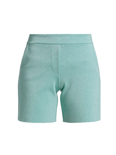 Chiara Boni La Petite Robe Andreas Sugar Shorts In Aqua Green