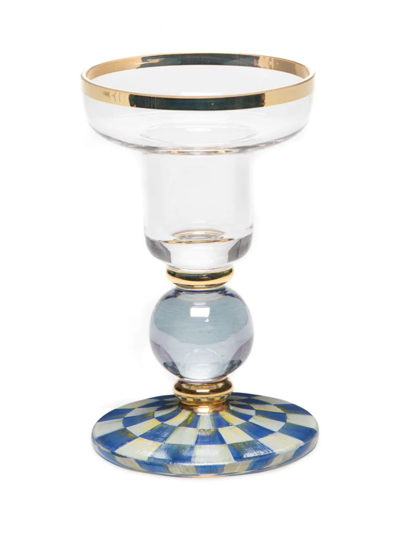 Mackenzie-childs Royal Check Sphere Candlestick - Small