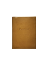 Graphic Image Traditional Leather Passport Holder In British Tan