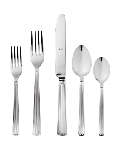 Mepra Sole 5-piece Flatware Set In Stainless Steel