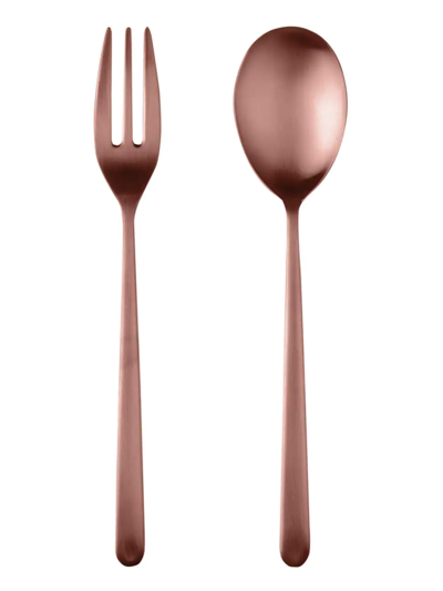 Mepra Linea 2-piece Hostess Set In Rose Gold