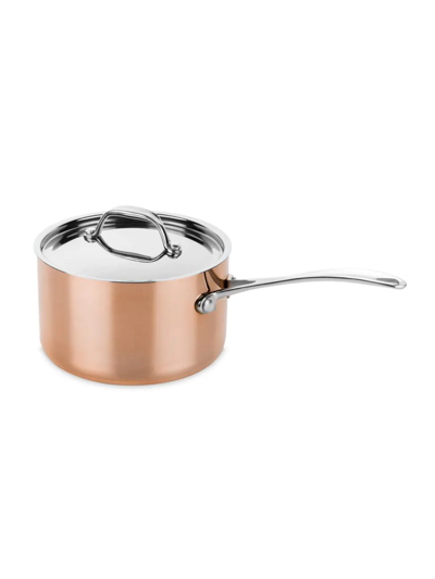 Mepra 1-handle 6.3" Casserole With Lid In Copper