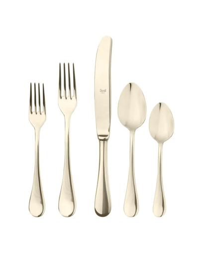 Mepra Brescia 5-piece Flatware Set In Stainless Steel