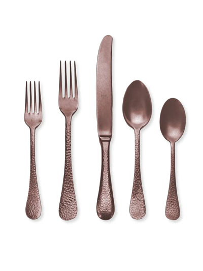 Mepra Epoque 5-piece Flatware Set In Rose Gold