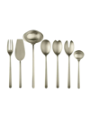 Mepra Linea 7-piece Serving Set In Champagne