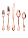 Mepra Dolce Vita 5-piece Bronze Cutlery Set In Rose Gold